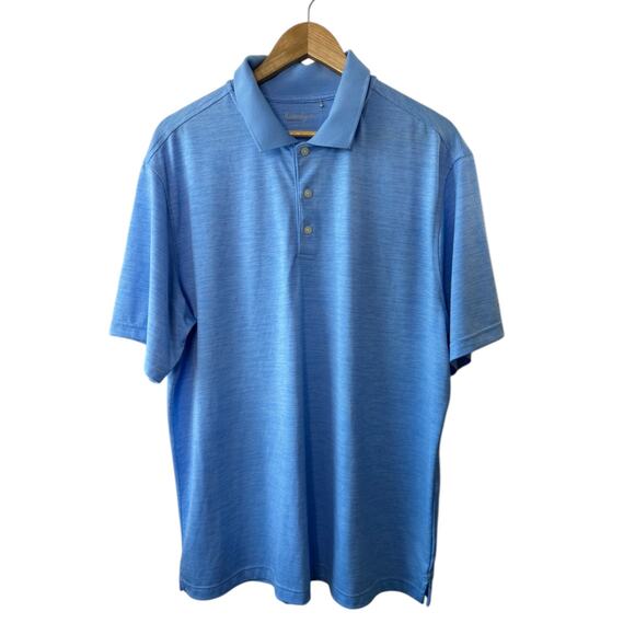Walter Hagen Light Blue Short Sleeve Polo Shirt Men's Size XL New - Picture 1 of 5